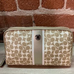 Coach Leather Makeup Bag